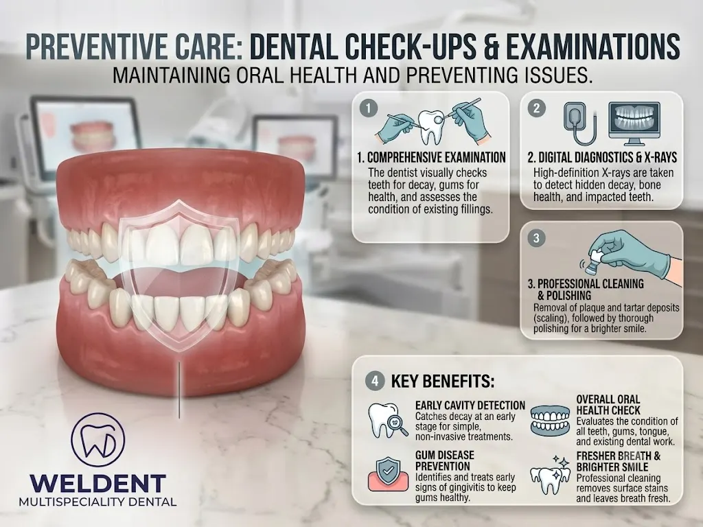 Check-ups treatment information from Weldent Dental